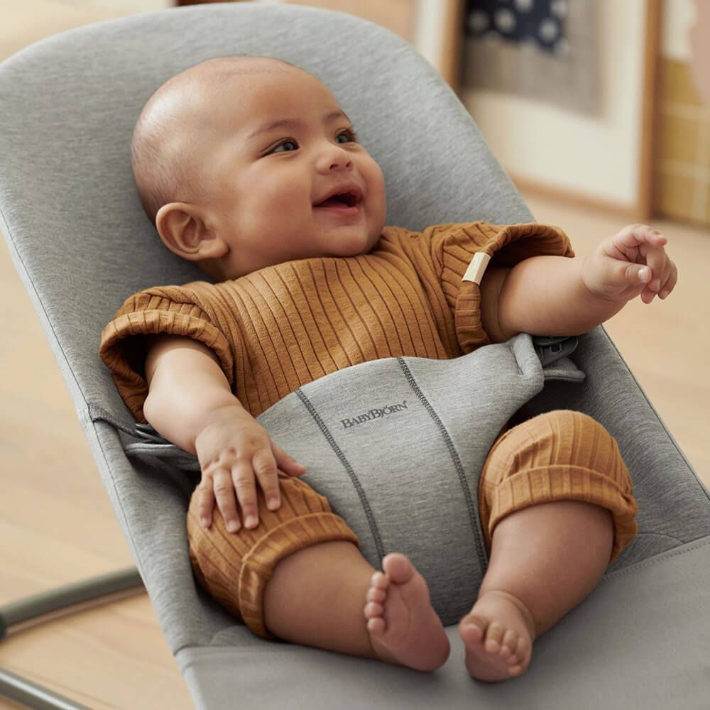 BabyBjörn Ριλάξ Bliss 3D Jersey - Απαλό Γκρι