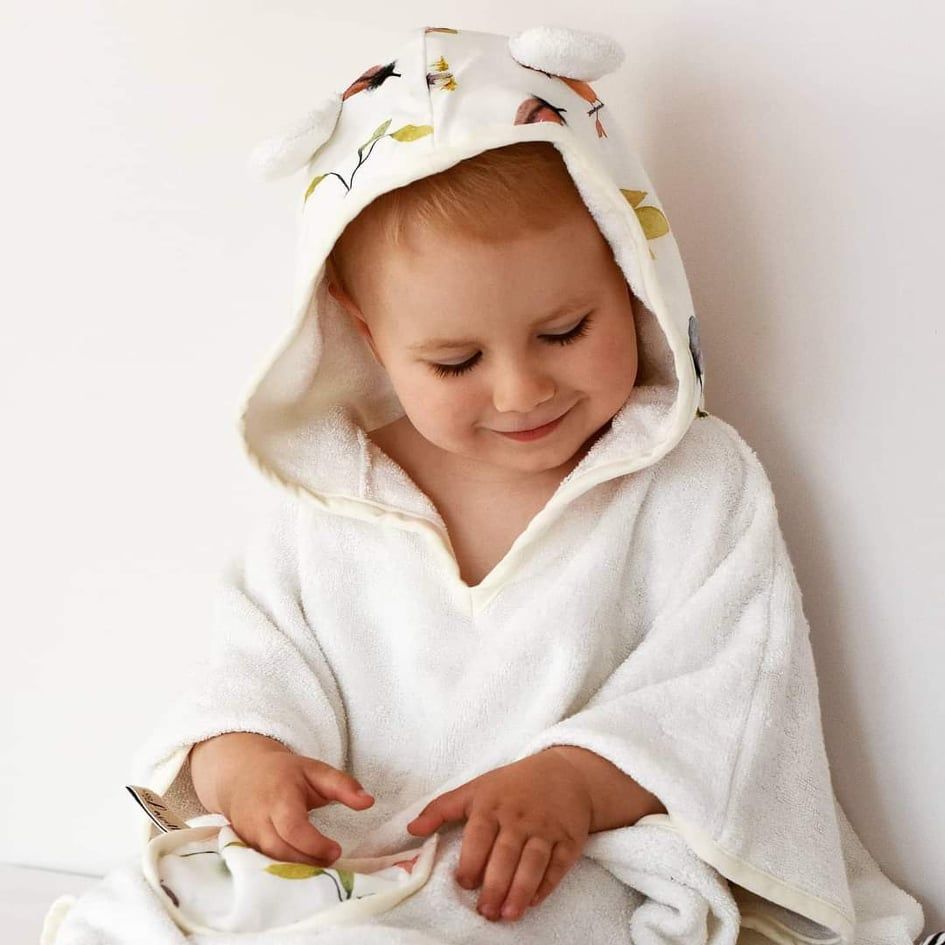 Layette Bathing Poncho Sunshine