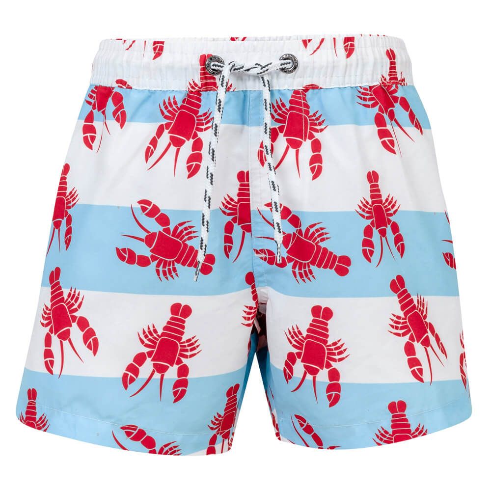 Swimming trunks Lobster - Blue / red