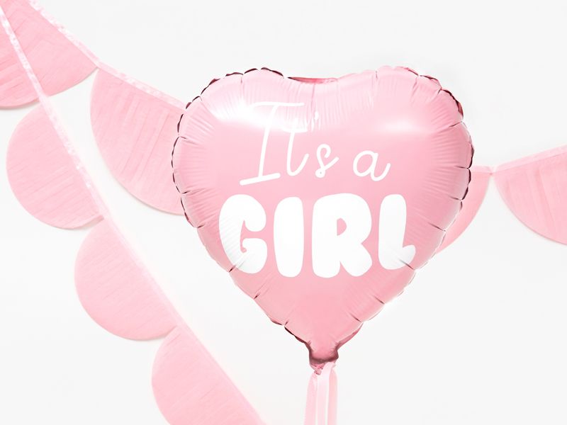 Μπαλόνι ροζ καρδιά It’s a Girl