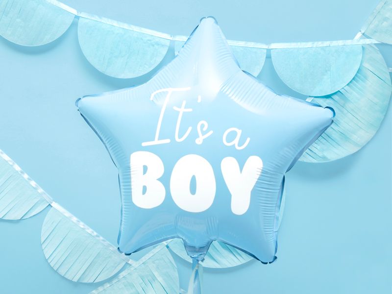 Μπαλόνι γαλάζιο αστέρι It’s a Boy