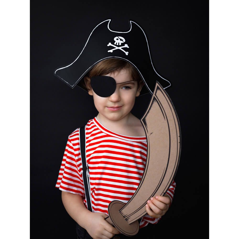 Pirates Party Hat & Eye Patch