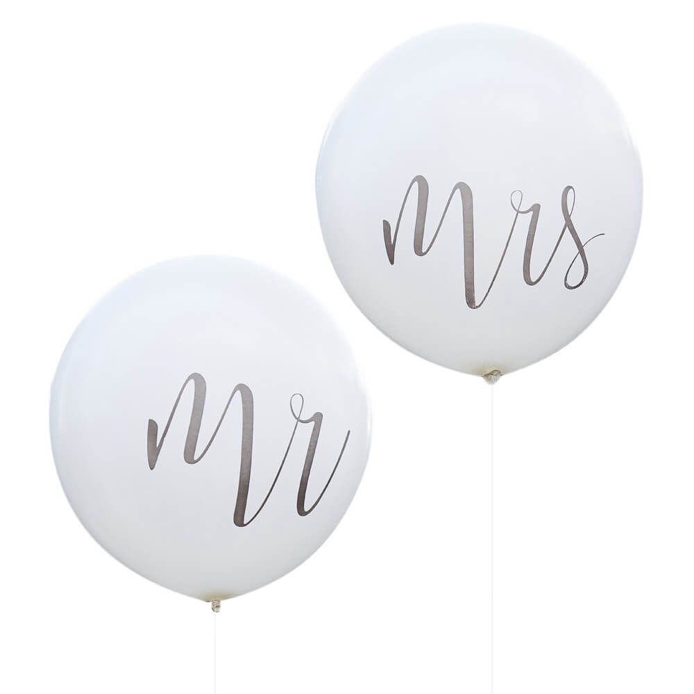 Huge Mr and Mrs Balloons 