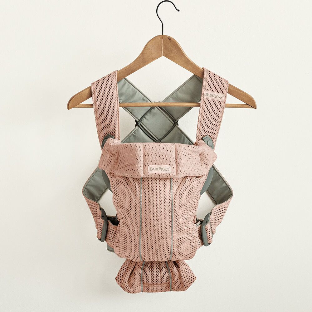 BabyBjörn Mini Baby Carrier 3D Mesh - Dusty Pink