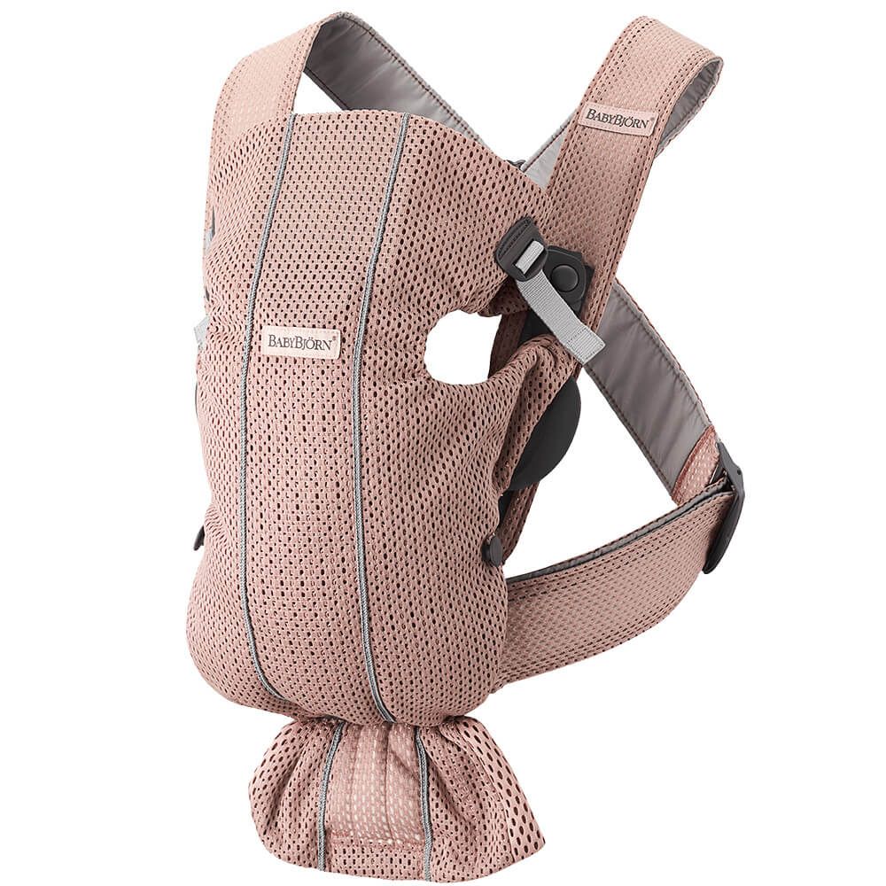 BabyBjörn Mini Μάρσιπος 3D Mesh - Dusty Pink