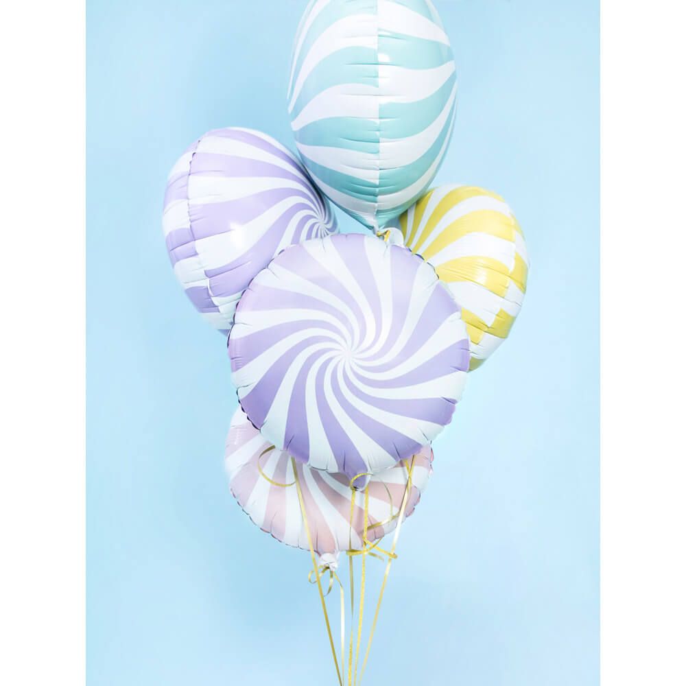 Foil Balloon Candy, light lilac