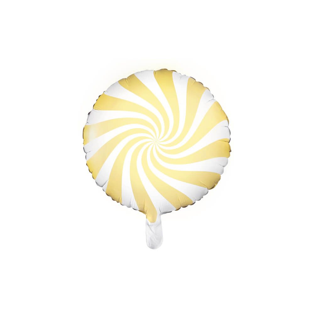 Foil Balloon Candy, light yellow