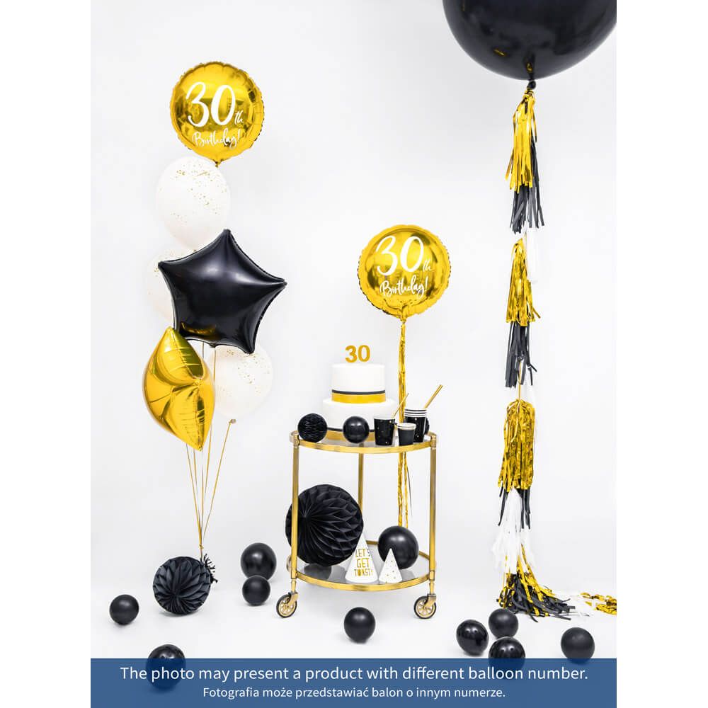 Foil Balloon 60th Birthday, Gold