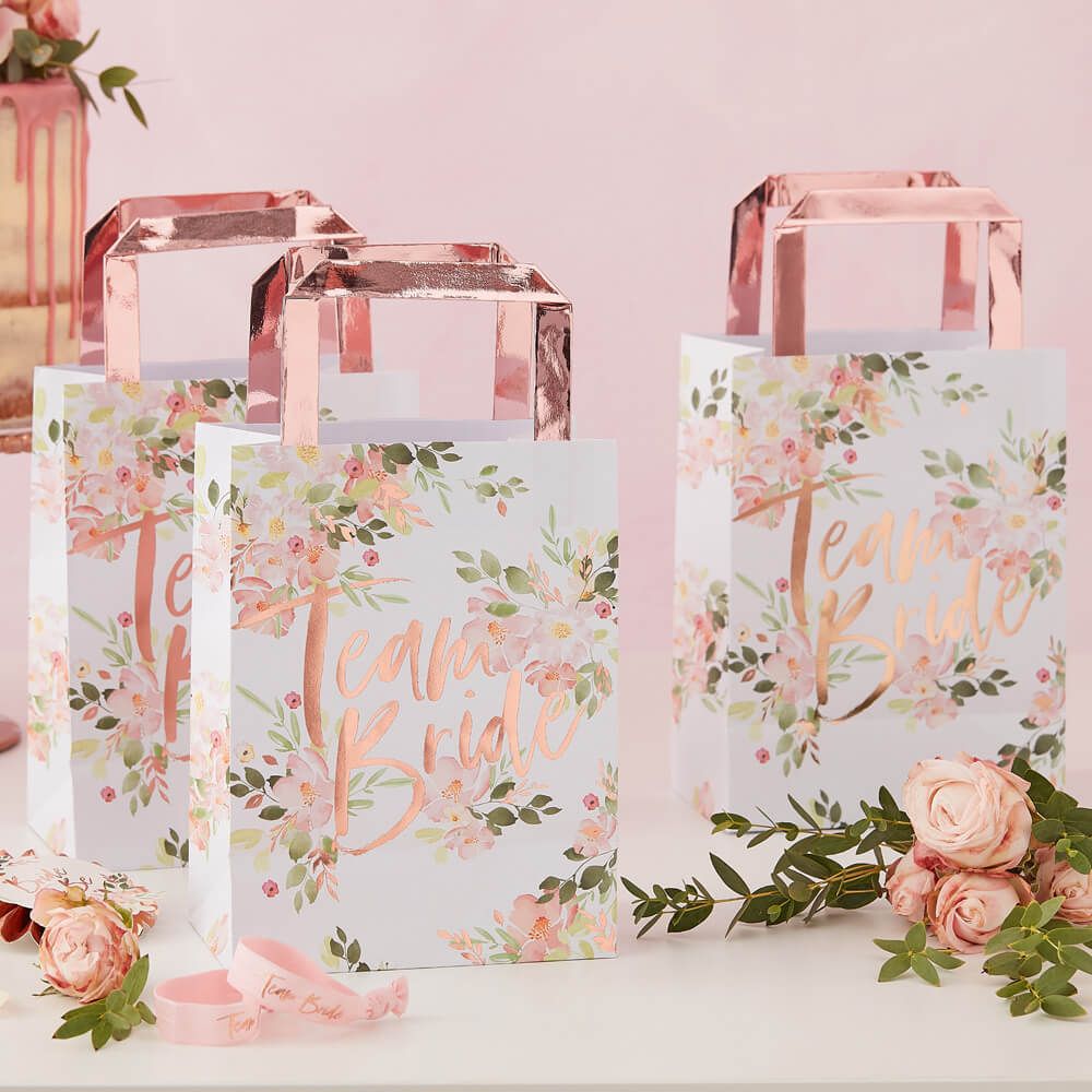 Team Bride Party Bags - Floral Hen Party