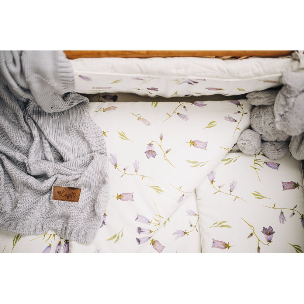 Layette Baby Bed Sheet Campanula
