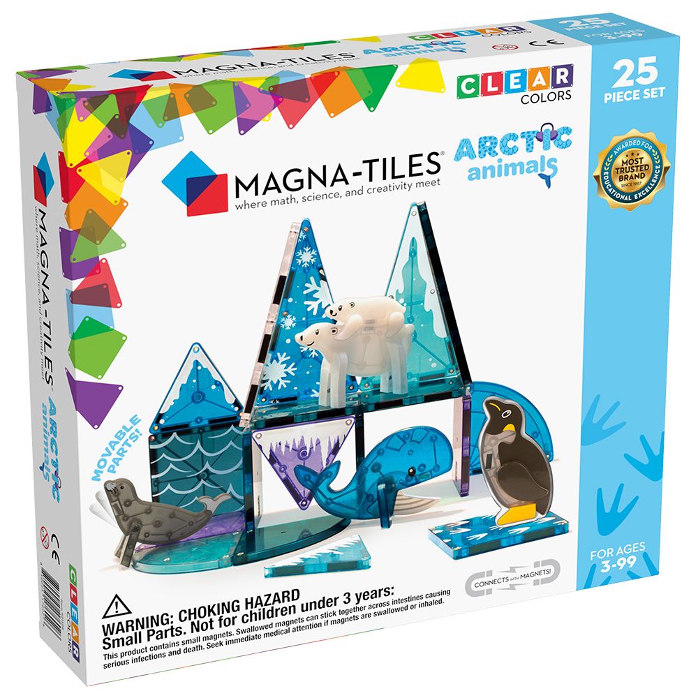Μαγνητικό Παιχνίδι 25 κομματιών Arctic Magna-Tiles