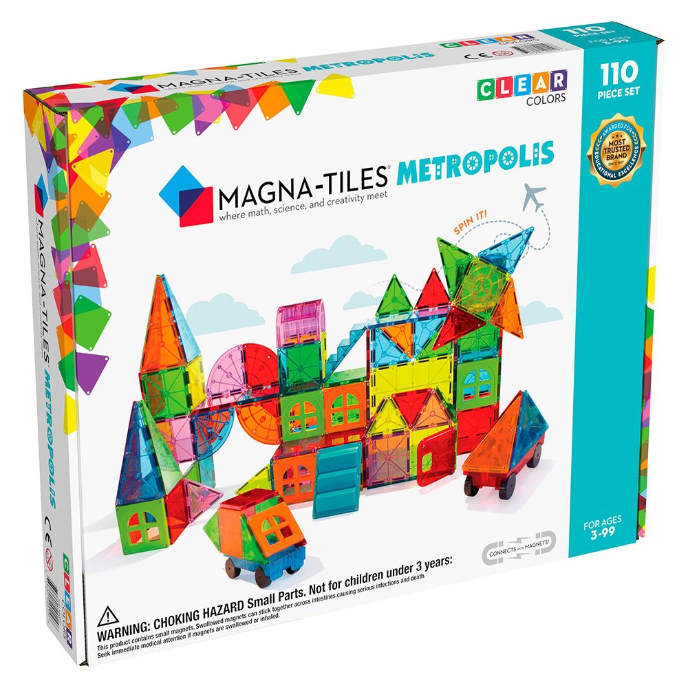 Μαγνητικό Παιχνίδι 110 κομματιών Metropolis Magna-Tiles  