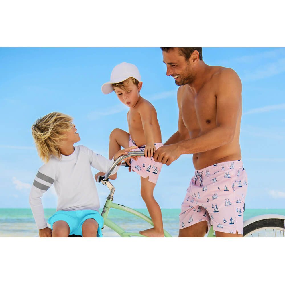 Boardshorts for boys - Sail Away - Pink