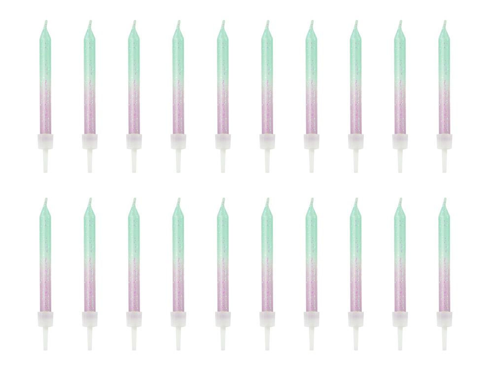 Birthday candles ombre