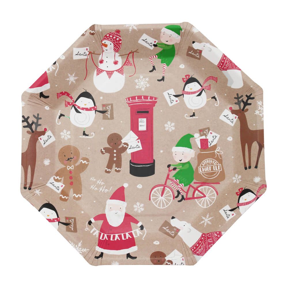 Fun and Festive Christmas Paper Plates 