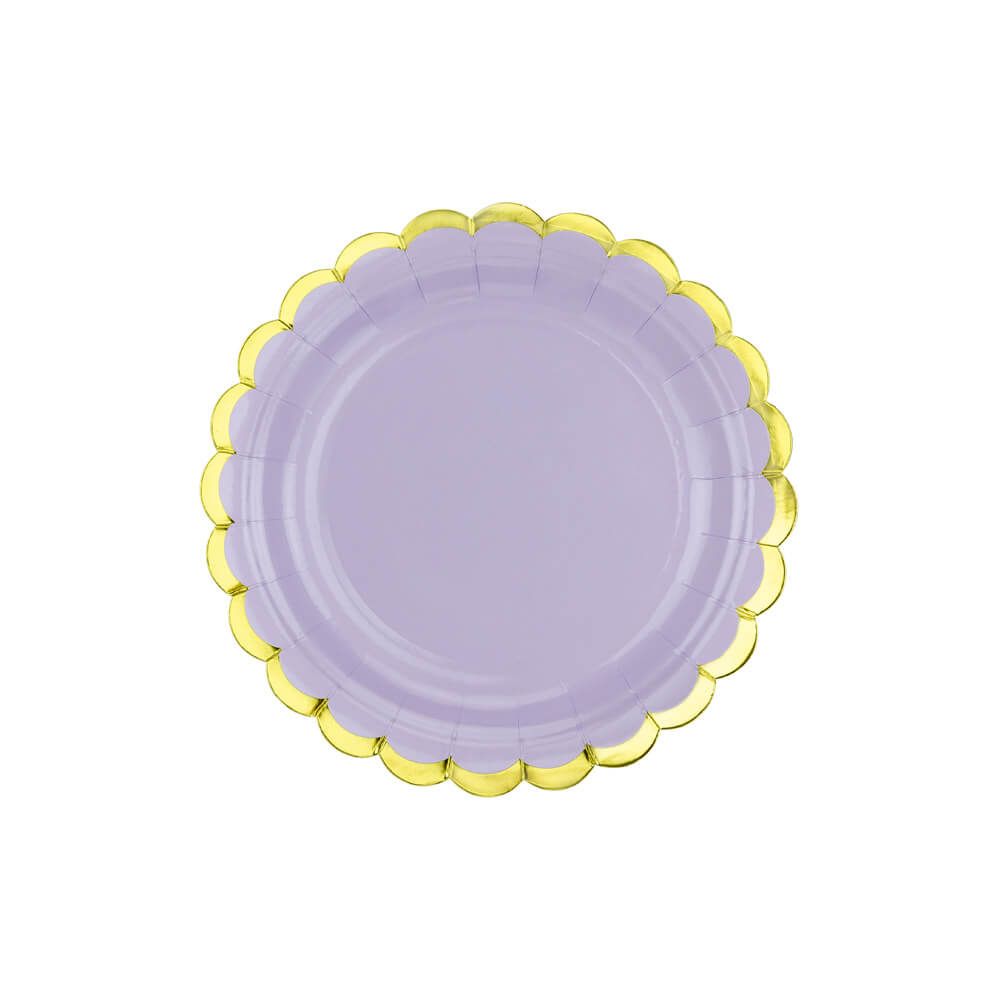 Plates, light lilac
