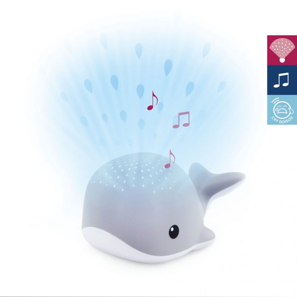 ZAZU Wally προβολέας ύπνου Ωκεανού με λευκούς ήχους Φάλαινα Whale 